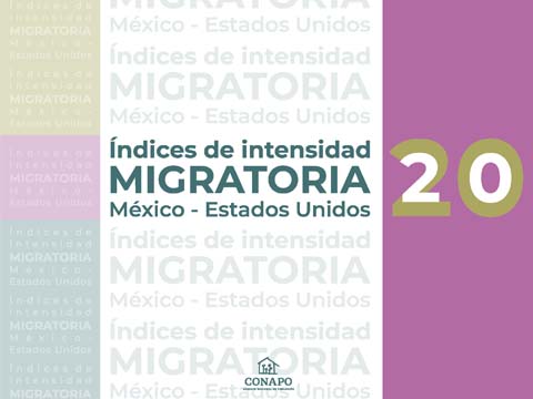 ndices de intensidad migratoria Mxico-Estados Unidos 2020